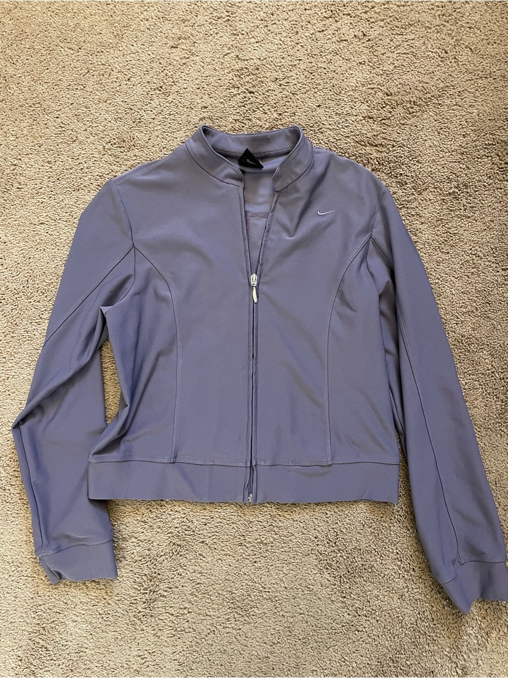 Nike Women's Lavender Full-Zip Athletic Jacket